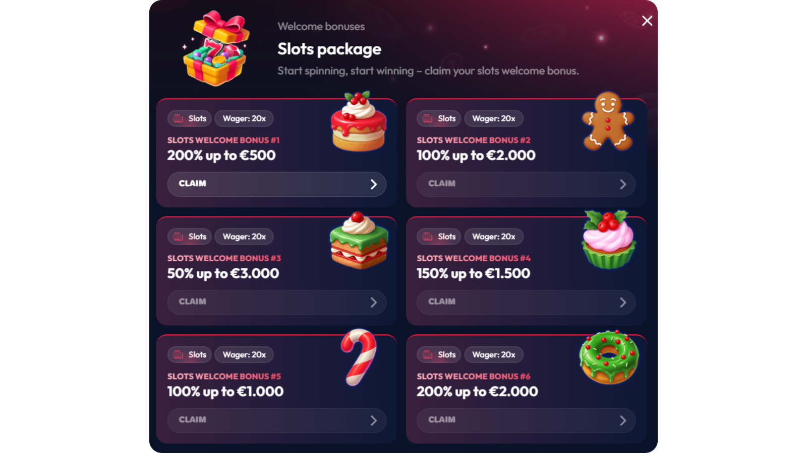 Gambiva Casino - Official Site | Welcome Bonus 200% Up to €500